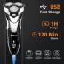 Phisco Men’s Electric Shaver: 3D Floating Heads, Dual Concave Blade Net, Auto-Grinding Blades, 9000RPM Motor for Wet/Dry Shave, IPX7 Waterproof - for Men’s Close and Safe Shaving