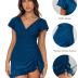 Blooming Jelly Women's Tummy Control Swimsuits One Piece Bathing Suit Plus Size Swim Dress Modest Ruffle Swimwear