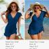 Blooming Jelly Women's Tummy Control Swimsuits One Piece Bathing Suit Plus Size Swim Dress Modest Ruffle Swimwear