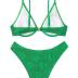 Women's Bathing Suit Floral Pattern Underwire Swimsuit Bikini Top