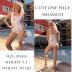 AI'MAGE Women's One Piece Swimsuits Square Neck Tummy Control Bathing Suit with Adjustable Ruffled Straps Swimwear S-XXL