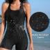 CharmLeaks Womens Boyleg Racerback One Piece Swimsuit Athletic Full Coverage Swimwear Lap Swimming Suit