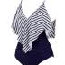 SUUKSESS Women Slimming Ruffle One Piece Swimsuits Ruched Tummy Control Bathing Suits