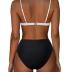 SUUKSESS Women Triangle High Cut Bikini Sets Sexy High Waisted 2 Piece Swimsuit