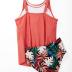 SUUKSESS Women Tummy Control Tankini Bathing Suit Ruffle High Waisted Swimsuit