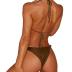 Women's Bikini Set Thong Cheeky Two Piece Swimsuite Sexy Bathing Swimwear