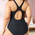 Tempt Me Women Athletic One Piece Swimsuits Sporty Racerback Bathing Suits Full Coverage Modest Swimwear