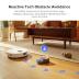 roborock Qrevo Pro Robot Vacuum and Mop with FlexiArm Design Edge Mopping, Dynamic Hot Water Mop Washing and Auto Mop Drying, Intelligent Dirt Detection, 7,000 Pa Suction, Only Support 2.4G WiFi