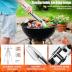 31pcs Stainless Steel BBQ Grill Accessories Set for Men Dad, Heavy Duty Grilling Tools for Outdoor Camping, BBQ Utensils Kit with Mats, Grill Brush in Carrying Bag Brown
