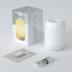 BDXXJ Essential Oil Diffuser for Bedroom, Quiet Humidifiers for Home, Ultrasonic 250ML Small Aromatherapy Diffuser, 7 LED Color Safety Auto-Off Timer, for Baby Bedroom, Hotel, Plant, White Pattern
