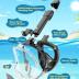 QingSong Kids Snorkel Mask Full Face, Snorkeling Set with Camera Mount, 180 Degree Panoramic View Snorkeling Gear Anti-Fog Anti-Leak