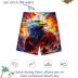 uideazone Boys Swim Trunks Quick Dry Swimwear Surfing Bathing Suit Drawstring Elastic Waist with Mesh Lining 5-14T
