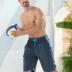 SILKWORLD Mens Swim Trunks with Compression Liner Quick-Dry 10" Stretch Beach Shorts