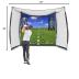 GoSports Range Cage 10 ft x 8 ft Golf Practice Hitting Net with Simulator Impact Screen
