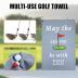 Golf Towel,Funny Golf Towel for Men Clean Golf Balls,Golf Towels for Golf Bags with Clip,Golf Gifts for Men Husband Boyfriend Dad,Fun Golf Accessories,Golf Cleaning Towel,Birthday Gifts for Golfers