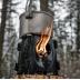 überleben Stöker Wood Burning Camp Stove - Stainless Steel Portable Wood Stove for Camping, Backpacking, & Hiking - 18oz Folding Camping Stove - Small Wood Stove Camping Essentials (Carbon Black)
