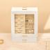 Homde Jewelry Organizer Girls Women Jewelry Box for Necklaces Rings Earrings Gift Jewelry Storage Case (White + Gold)