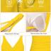 Women's One Piece Swimsuits Tummy Control Bathing Suits for Womens V Neck Criss Cross Ruched Push Up Slimming Swimwear