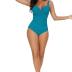 Plus Size Swimsuit for Women One Piece Bathing Suit Ruched Tummy Control Adjustable Swimwear
