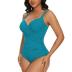 Plus Size Swimsuit for Women One Piece Bathing Suit Ruched Tummy Control Adjustable Swimwear