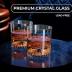 Whiskey Glasses Set of 4 - Premium 10oz Lead-Free Crystal, Artisan Heavy Base for Scotch, Bourbon, Cocktails, Elegant Men’s Drinkware, Gifts and Home Bar Collection Essentials