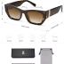 SOJOS Retro Cat Eye Sunglasses for Women Men Trendy Rectangle Designer Sunnies SJ2296