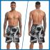 Mens Swim Trunks with Compression Liner 9" Stretch Board Shorts 2 in 1 Quick Dry Swimwear Bathing Suits