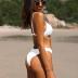 Aqua Eve Women Two Piece Bikini High Cut Swimsuit Triangle Bathing Suit Sexy Bikini Set