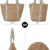 Straw Beach Bag The Tote Bag for Women straw purse hobo bags summer purses for women rattan wicker clutch pool raffia bag