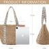 Straw Beach Bag The Tote Bag for Women straw purse hobo bags summer purses for women rattan wicker clutch pool raffia bag