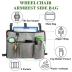 Walker Bag with Water Cup Holder,Bag For Walkers For Seniors,Walker Basket For Folding Walker,Senior Walker Accessories,Foldable Walker Storage Bag,Scooters or Rollator Walkers Seniors Caddy Accessory