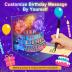 Omgpeike Birthday Cards Gifts for Women 3D Pop Up Birthday Gift Card Light and Music Happy Funny Birthday Decorations Greeting Cards for Men, Girl, Boy, Husband, Mom, Dad, Sister, Friend, Kids(Purple)