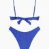 ZAFUL Women High Cut Bikini Sets String Sexy Swimsuit Two Piece Underwire Bathing Suit Brazilian Cheeky Cut Out Cute Swimwear