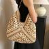Straw Hobo Bags for Women Vintage Straw Tote Bag Summer Beach Shoulder Bag Designer Hand-woven Beach Bag for Travel 2024