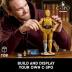 LEGO Star Wars C-3PO Buildable Droid Figure, Build and Display Model with C-3PO Minifigure, Star Wars Collectible for Home or Office Décor, Nostalgic Gift Idea for Adults, Fans or Collectors, 75398