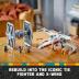 LEGO Star Wars TIE Fighter & X-Wing Mash-up Building Set, Starfighter Toy for Boys and Girls, Customizable Vehicles with 4 Minifigures, Star Wars Gift for Kids or Any Fan Ages 9 and Up, 75393