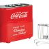 Nostalgia Coca-Cola Hot Dog Toaster - 2 Slot Bun Mini Tongs - Works with Chicken, Turkey, Veggie Links, Sausages and Brats - Coke Red