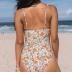 CUPSHE Women's One Piece Swimsuit Tummy Control V Neck Bathing Suits