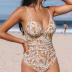 CUPSHE Women's One Piece Swimsuit Tummy Control V Neck Bathing Suits
