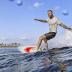 Skimboard 35 Inch Skim Boards for Beach Adults ＆ Kids, High Gloss Coat Wooden Skim Board for Beginners, Durable Lightweight Wood Body Board