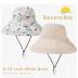 Womens Sun Hats Wide Brim Reversible Bucket Cotton Hat Packable Summer Travel Cap with Hat Clip,UV Protection