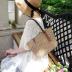 Womens Straw Tote Bag Handbag Summer Straw Beach Bag Hobo Bag Purse Handwoven Straw Bag Shoulder Bag Top Handle Bags 2024