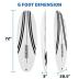 FLOWBOARD Surfboard Softboard Foam 6’ and 7’ and 8' - Includes (3) Fins 6 Foot Long Leash and (2) Wood Stringers - Kids & Adults - Beginner to Intermediate - Comes with High Performance Traction Pad
