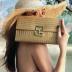 Avilego Straw Handbags for Women Straw Clutch Summer Bag Beach Bag Casual Straw Purses 2024