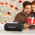 Passau Portable Bluetooth Speakers 40W Peak Loud Stereo Sound, Passive Radiators-Deep Bass, 20H Playtime, Adjustable Strap, Bluetooth 5.3, IPX5 Wireless Speaker with RGB Lights for Indoor Outdoor