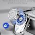 【NiTa HyHy Shaver】Mini Portable Shaver, 1-Button Mini Electric Shaver for Men, IPX7 Waterproof Shaver with German Technology, Wet&Dry Shaver, Travel Electric Shavers for Men...(Sliver)