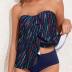 Tempt Me Two Piece Tankini Bathing Suits for Women Halter Bandeau Swim Top with Bottom Flyaway Tummy Control Swimsuit