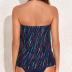 Tempt Me Two Piece Tankini Bathing Suits for Women Halter Bandeau Swim Top with Bottom Flyaway Tummy Control Swimsuit