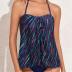 Tempt Me Two Piece Tankini Bathing Suits for Women Halter Bandeau Swim Top with Bottom Flyaway Tummy Control Swimsuit