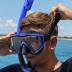 Greatever Snorkel Set Pano 3 Window Snorkel Mask Adult, Panoramic Wide View, Anti-Fog Scuba Diving Mask, Anti-Leak Snorkel Goggles Dry Top Snorkel, Professional Snorkeling Gear for Adults